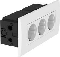 Obo 3-f.steckd.mod.45 84x185x59mm (sde-rw D0rw3)