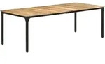 Esstisch 220x100x76 Cm Raues Mangoholz Vidaxl