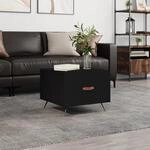 Couchtisch Schwarz 50x50x40 Cm Holzwerkstoff Vidaxl