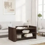 Vidaxl - Couchtisch Braun Eichen-optik 100x50x50 Cm Holzwerkstoff