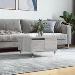 Vidaxl - Couchtisch Grau Sonoma 55x55x36,5 Cm Holzwerkstoff