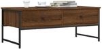 Vidaxl - Couchtisch Braun Eichen-optik 101x49x39,5 Cm Holzwerkstoff