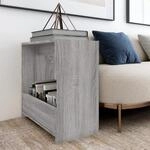 Vidaxl - Beistelltisch Grau Sonoma 50x26x50 Cm Holzwerkstoff