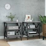 Vidaxl - Beistelltische 2 Stk. Grau Sonoma 40x42x50 Cm Holzwerkstoff