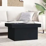 Couchtisch Schwarz 80x55x40 Cm Holzwerkstoff Vidaxl