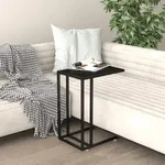 Vidaxl Computer-beistelltisch Schwarz 50x35x65 Cm Hartglas