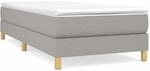 Bettgestell Ohne Matratze Hellgrau 80x200 Cm Stoff Vidaxl