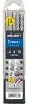 Fp - Alpen Sds-plus Hammerbohrer Satz Force X Box 3 Tlg. &Oslash; 6 / 8 / 10 X 160 Mm