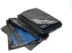 Fp - Abdeckplane Rainexo 150 G/m2, 1,5x6 M, Gr&uuml;n/blau