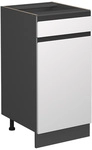 Vicco - K&uuml;chenunterschrank R-line, Wei&szlig;, 40 Cm J-shape, Ohne Arbeitsplatte