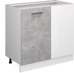 Vicco - Eckunterschrank R-line, Beton, 86 Cm Ohne Arbeitsplatte