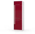 Vicco - K&uuml;chenschr&auml;nke Fame-line, Bordeaux Hochglanz, 60 Cm