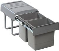 Victory - Mega Einbau-abfallsammler - Orion Grey, 2 X 15 Liter, Vollauszug