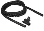 Delock 18835 Spiralschlauch Schwarz 2,5 M 15 Mm