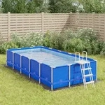 Pool-bodentuch Hellgrau 500x250 Cm Polyester Geotextil Vidaxl