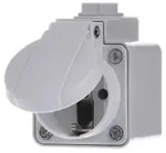 Mennekes Schuko-aufbau-steckdose 16a,2p+e,230v 10081