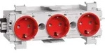Hager Kanalsteckdose 3-f. Frontr. Ro (gs30013020)