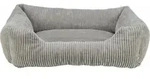 Vital Bett Jonna, Cordpl&uuml;sch, Eckig, 60 X 50 Cm, Grau