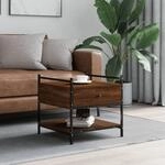 Couchtisch Braun Eichen-optik 50x50x50 Cm Holzwerkstoff Vidaxl