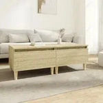 Vidaxl - Beistelltische 2 Stk. Sonoma-eiche 50x46x35 Cm Holzwerkstoff