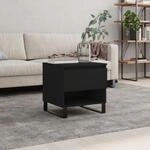 Couchtisch Schwarz 50x46x50 Cm Holzwerkstoff Vidaxl