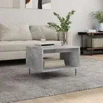 Couchtisch Betongrau 60x50x40 Cm Holzwerkstoff Vidaxl