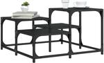 Couchtisch Schwarz 68x68x40 Cm Holzwerkstoff Vidaxl