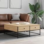 Vidaxl - Couchtisch Sonoma-eiche 100x99x40 Cm Holzwerkstoff