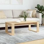 Vidaxl Coffee Table Sonoma Oak 102x50x35 Cm Engineered Wood