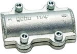 Gebo Original Temperguss-dichtschelle Serie 252 Typ Ds, 1 1/4", 70mm, Grau, F&uuml;r