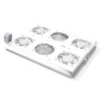 Dachventilator Roline 19 Zoll Stahl Thermostat 4 L&uuml;fter