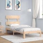 Massivholzbett Ohne Matratze 90x200 Kiefernholz Vidaxl