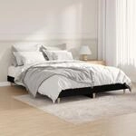 Bettgestell Schwarz 140x190 Cm Holzwerkstoff Vidaxl