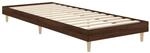 Bettgestell Ohne Matratze Braun Eiche 75x190 Cm Holzwerkstoff Vidaxl