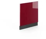 Frontblende Fame-line, Bordeaux Hochglanz, 60 Cm Ohne Arbeitsplatte Vicco