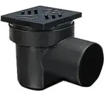 Alternative Haustechnik - Kessel Kellerablauf 36501 Dn 100, Schlitzrost, Kunststoff,