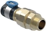 Flowfit &Uuml;bergangsverschraubung 620581001 Dn 15, &Oslash; 20 Mm, R 1/2, G 3/4, 9,3 Cm -