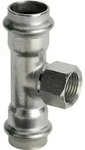 Viega Italia Srl - Viega T-st&uuml;ck Mit Sc Sanpress Inox 2317.2 In 35mm X Rp1/2 X 35mm