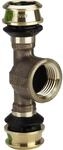Viega - Raxofix T-st&uuml;ck 647124 16xrp 1/2x16mm, Mit Sc-contur, Siliziumbronze
