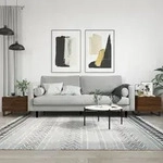 Vidaxl - Couchtische 2 Stk. Braun Eichen-optik 50x50x40 Cm Holzwerkstoff