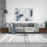 Vidaxl - Couchtische 2 Stk. Braun Eichen-optik 50x50x40 Cm Holzwerkstoff