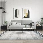 Couchtische 2 Stk. Schwarz 50x50x40 Cm Holzwerkstoff - Vidaxl