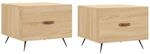 Couchtische 2 Stk. Sonoma-eiche 50x50x40 Cm Holzwerkstoff - Vidaxl