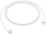 Apple Usb-kabel Usb-c&reg; Stecker, Apple Lightning Stecker 1.00 M Wei&szlig; Muq93zm/a