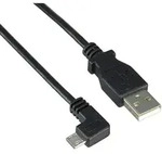 Startech.com Micro Usb Lade- Und Sync-kabel St/st - Links Gewinkelt Micro-usb - 0,5m