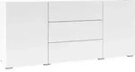 Buffet Glora Mit 3 Schubladen Und 2 T&uuml;ren, Wei&szlig;, 140cm