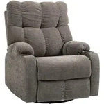 Drehbarer Relaxsessel Mit Fu&szlig;st&uuml;tze, Bis 150 Kg Belastbar, Stahlrahmen, 88 X 96 X