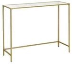 Moderner Konsolentisch Aus Glas Mit Metallgestell