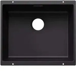 Blanco - Subline 500 - Silgranitsp&uuml;le, 53x46 Cm, Schwarz 527794