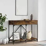 Konsolentisch R&auml;uchereiche 100x39x78,5 Cm Holzwerkstoff Vidaxl